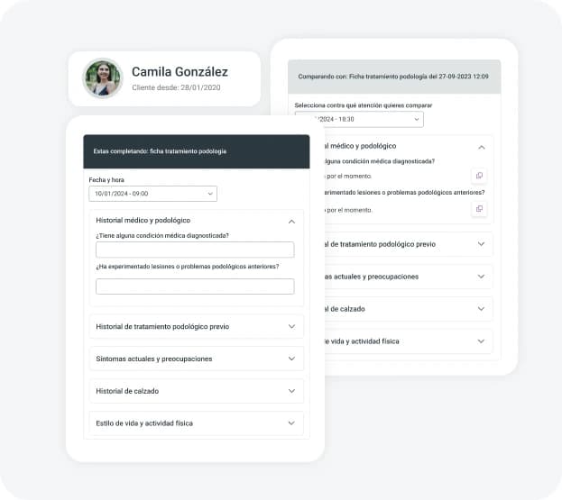 historia clínica podológica online