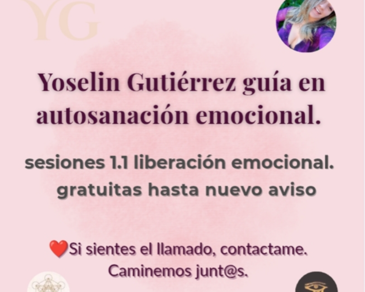 Sesiones gratuitas 1 a 1 liberación emocional 